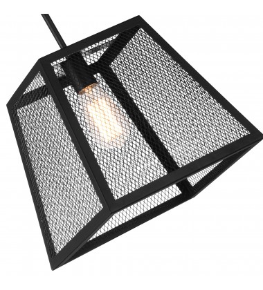  Macleay 1 Light Down Mini Pendant With Black Finish (9601P12-1-101-A) - CWI
