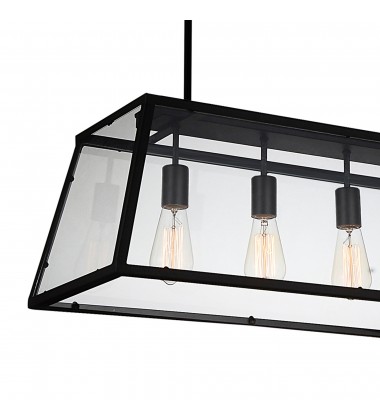 Alyson 4 Light Down Chandelier With Black Finish (9601P31-4-101) - CWI Alyson 4 Light Down Chandelier With Black Finish (9601P31-4-101) - CWI