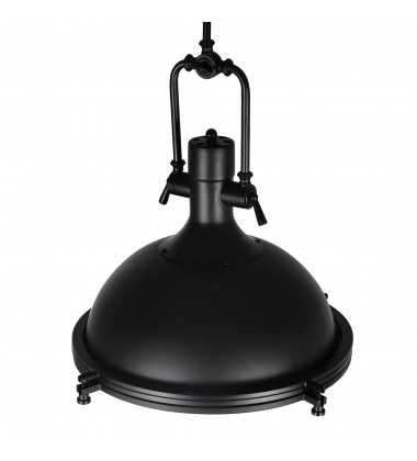  Show 1 Light Down Pendant With Black Finish (9602P16-1-101) - CWI