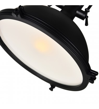  Show 1 Light Down Pendant With Black Finish (9602P16-1-101) - CWI