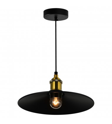  Brave 1 Light Black Mini Pendant (9605P10-1-101) - CWI
