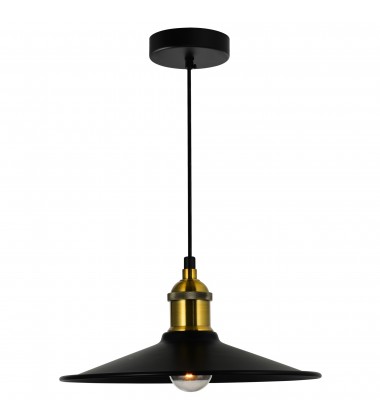  Brave 1 Light Black Mini Pendant (9605P10-1-101) - CWI