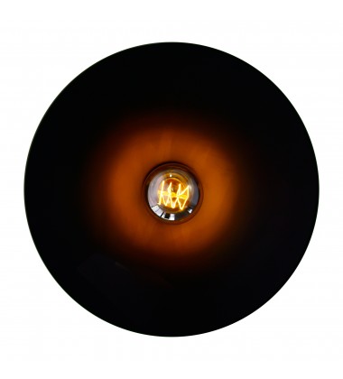  Brave 1 Light Down Mini Pendant With Black Finish (9605P13-1-101) - CWI