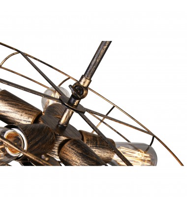 Pamela 5 Light Flush Mount With Antique Copper Finish (9606C19-5-128) - CWI  Pamela 5 Light Flush Mount With Antique Copper Finish (9606C19-5-128) - CWI