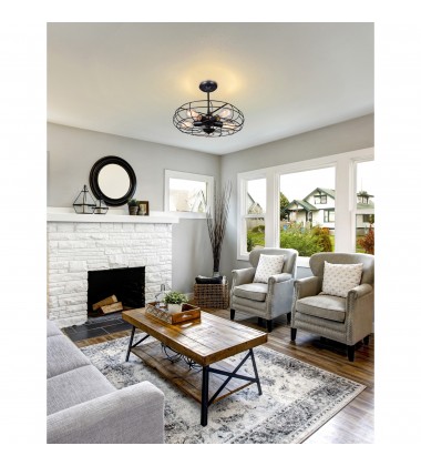 Pamela 5 Light Flush Mount With Antique Copper Finish (9606C19-5-128) - CWI  Pamela 5 Light Flush Mount With Antique Copper Finish (9606C19-5-128) - CWI