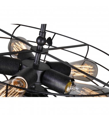 Pamela 5 Light Flush Mount With Rust Finish (9606C19-5-130) - CWI  Pamela 5 Light Flush Mount With Rust Finish (9606C19-5-130) - CWI