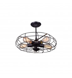 Pamela 5 Light Flush Mount With Rust Finish (9606C19-5-130) - CWI  Pamela 5 Light Flush Mount With Rust Finish (9606C19-5-130) - CWI