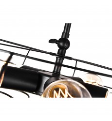 Pamela 5 Light Pendant With Black Finish (9606P18-5-101) - CWI  Pamela 5 Light Pendant With Black Finish (9606P18-5-101) - CWI