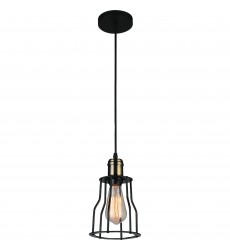 Graham 1 Light Down Mini Pendant With Black Finish (9609P6-1-101) - CWI  Graham 1 Light Down Mini Pendant With Black Finish (9609P6-1-101) - CWI
