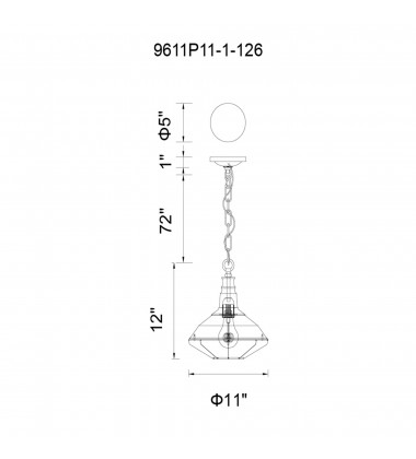 Morgan 1 Light Down Mini Pendant With Black Finish (9611P11-1-101) - CWI  Morgan 1 Light Down Mini Pendant With Black Finish (9611P11-1-101) - CWI