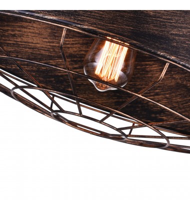 Morgan 1 Light Down Pendant With Antique Copper Finish (9611P18-1-128) - CWI  Morgan 1 Light Down Pendant With Antique Copper Finish (9611P18-1-128) - CWI