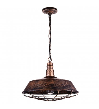 Morgan 1 Light Down Pendant With Antique Copper Finish (9611P18-1-128) - CWI  Morgan 1 Light Down Pendant With Antique Copper Finish (9611P18-1-128) - CWI