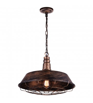 Morgan 1 Light Down Pendant With Antique Copper Finish (9611P18-1-128) - CWI  Morgan 1 Light Down Pendant With Antique Copper Finish (9611P18-1-128) - CWI