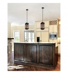  Kiera 4 Light Down Mini Pendant With Black Finish (9613P10-4-101) - CWI