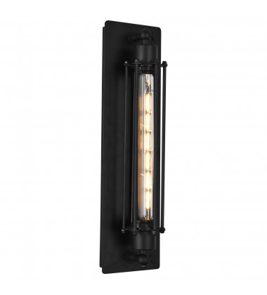 Kiera 1 Light Wall Sconce With Black Finish (9613W4-1-101) - CWI Kiera 1 Light Wall Sconce With Black Finish (9613W4-1-101) - CWI