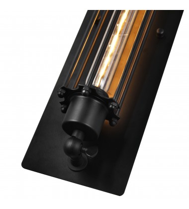 Kiera 1 Light Wall Sconce With Black Finish (9613W4-1-101) - CWI Kiera 1 Light Wall Sconce With Black Finish (9613W4-1-101) - CWI
