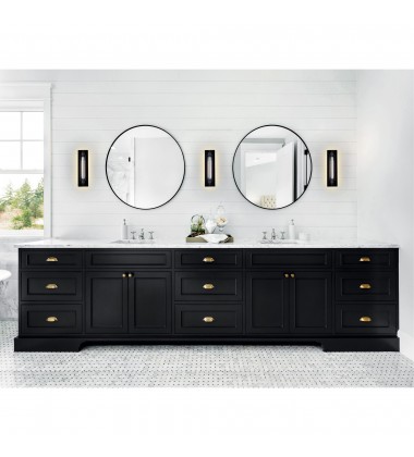 Kiera 1 Light Wall Sconce With Black Finish (9613W4-1-101) - CWI Kiera 1 Light Wall Sconce With Black Finish (9613W4-1-101) - CWI