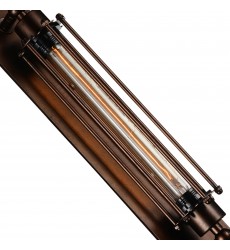  Kiera 1 Light Wall Sconce With Chocolate Finish (9613W4-1-126) - CWI