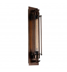  Kiera 1 Light Wall Sconce With Chocolate Finish (9613W4-1-126) - CWI