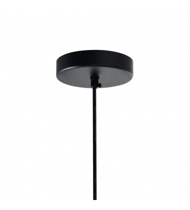  Modest 1 Light Down Mini Pendant With Black Finish (9629P12-1-101) - CWI