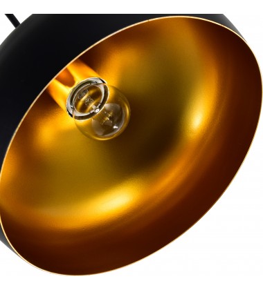  Dynamic 1 Light Down Pendant With Black Finish (9633P9-1-101) - CWI