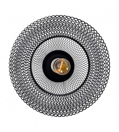  Drea 1 Light Down Mini Pendant With Black Finish (9638P7-1-101) - CWI