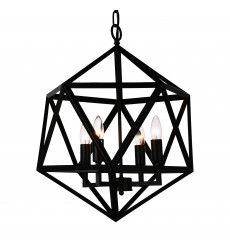  Amazon 4 Light Up Pendant With Black Finish (9641P20-4-101) - CWI