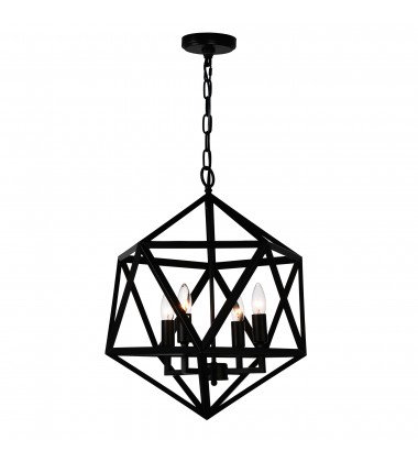  Amazon 4 Light Up Pendant With Black Finish (9641P20-4-101) - CWI