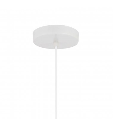  Keila 1 Light Down Pendant With Matte White & Gold Finish (9666P10-1-142) - CWI