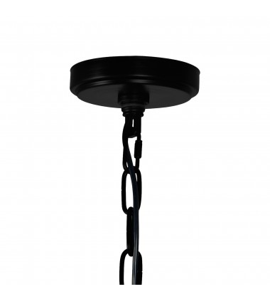 Ganges 6 Light Up Chandelier With Black Finish (9671P25-6-101) - CWI Ganges 6 Light Up Chandelier With Black Finish (9671P25-6-101) - CWI