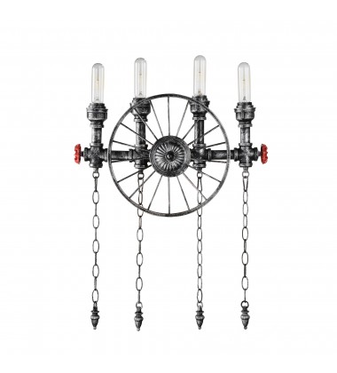  Rio 4 Light Wall Sconce With Gray Finish (9694W22-4-187) - CWI