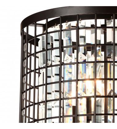  Meghna 4 Light Up Chandelier With Brown Finish (9697P14-4-192) - CWI