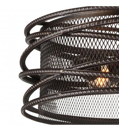  Darya 2 Light Pendant With Brown Finish (9700P15-2-197) - CWI