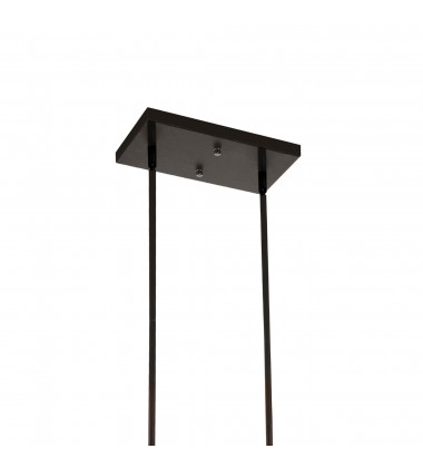  Darya 4 Light Down Chandelier With Brown Finish (9700P36-4-197) - CWI