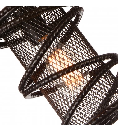  Darya 1 Light Down Mini Pendant With Brown Finish (9700P7-1-197) - CWI