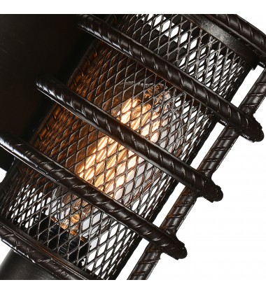  Darya 3 Light Wall Sconce With Brown Finish (9700W24-3-197) - CWI