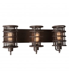  Darya 3 Light Wall Sconce With Brown Finish (9700W24-3-197) - CWI