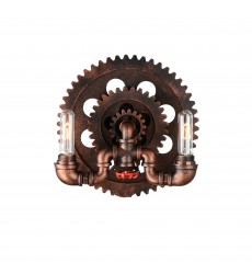  Manchi 2 Light Wall Sconce With Blackened Red Finish (9728W13-2-210) - CWI