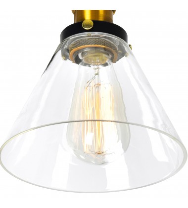  Eustis 3 Light Wall Sconce With Black & Gold Brass Finish (9735W24-3-101) - CWI