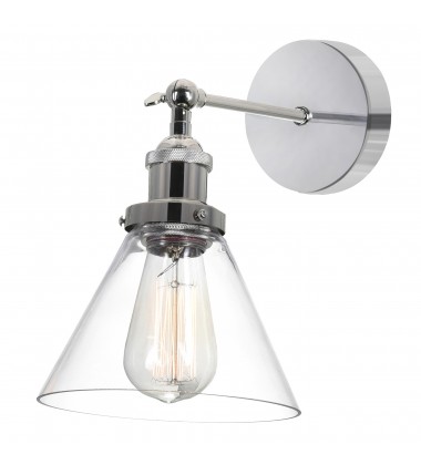  Eustis 1 Light Wall Sconce With Polished Nickel Finish (9735W7-1-613) - CWI