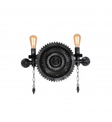  Soto 2 Light Wall Sconce With Gray Finish (9737W24-2-187) - CWI