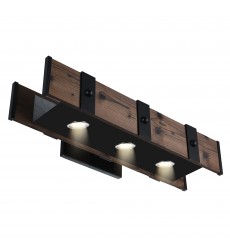  Pago Vanity Light With Black Finish (9748W33-3-101) - CWI