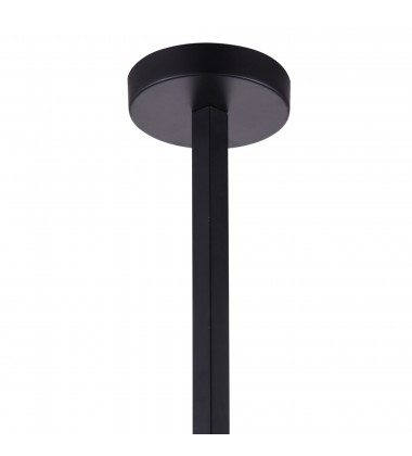  Strum 1 Light Down Pendant With Black Finish (9760P12-1-101) - CWI