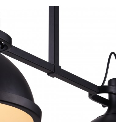  Strum 3 Light Island Chandelier With Black Finish (9760P50-3-101) - CWI