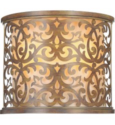  Nicole 2 Light Wall Sconce With Brushed Chocolate Finish (9807W13-2-116) - CWI