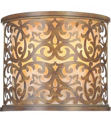  Nicole 2 Light Wall Sconce With Brushed Chocolate Finish (9807W13-2-116) - CWI