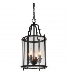  Desire 4 Light Drum Shade Mini Pendant With Oil Rubbed Bronze Finish (9809P11-4-109) - CWI