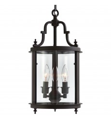  Desire 3 Light Drum Shade Mini Pendant With Oil Rubbed Bronze Finish (9809P9-3-109) - CWI