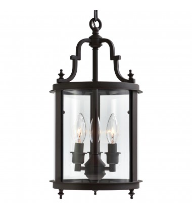  Desire 3 Light Drum Shade Mini Pendant With Oil Rubbed Bronze Finish (9809P9-3-109) - CWI