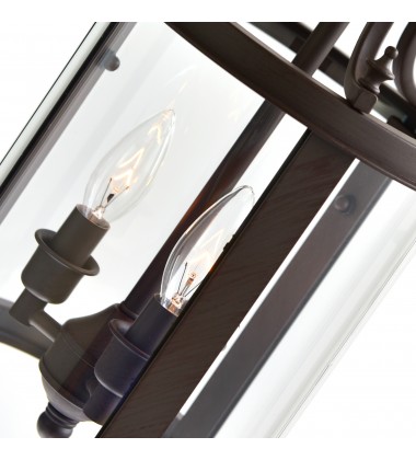  Desire 3 Light Drum Shade Mini Pendant With Oil Rubbed Bronze Finish (9809P9-3-109) - CWI